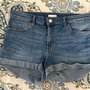 H&M Blue Denim Shorts